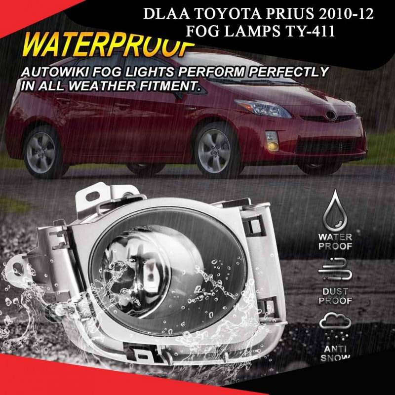 Dlaa Toyota Prius 2010-12 Fog Lamps Ty-411