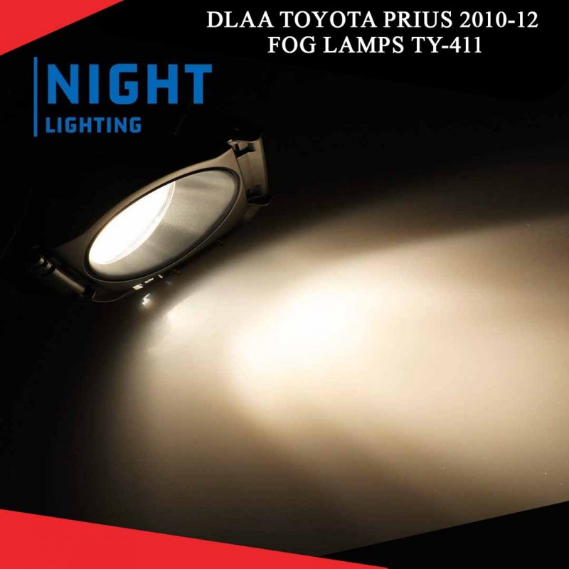 Dlaa Toyota Prius 2010-12 Fog Lamps Ty-411