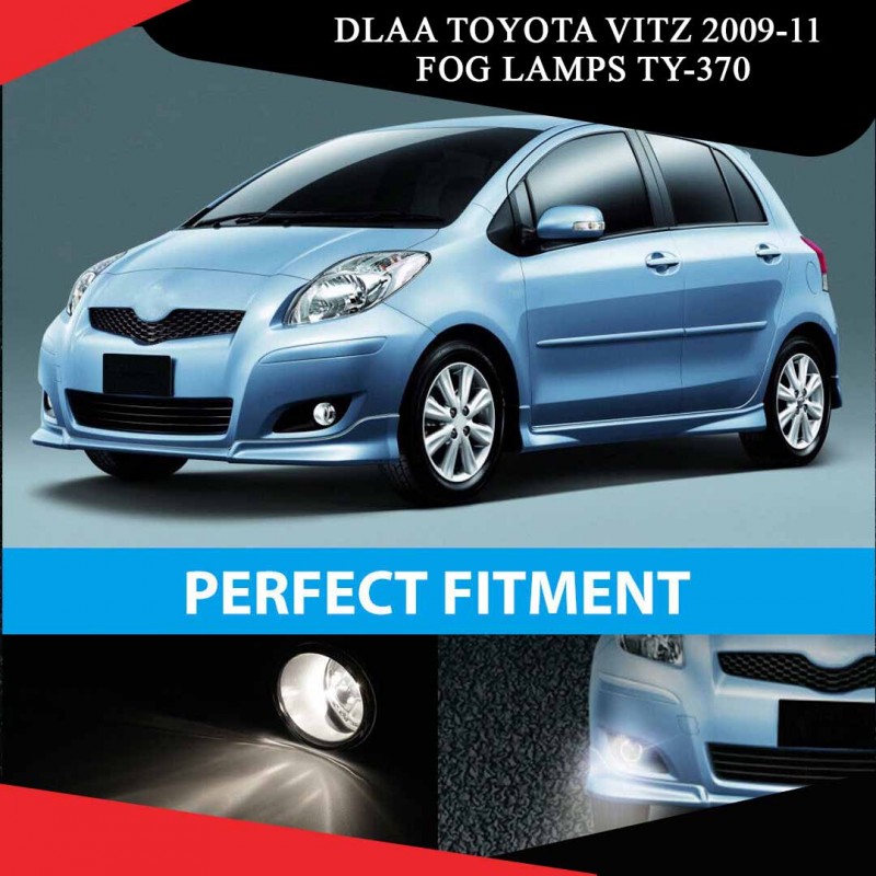 Dlaa Toyota Vitz 2009-11 Fog Lamps Ty-370