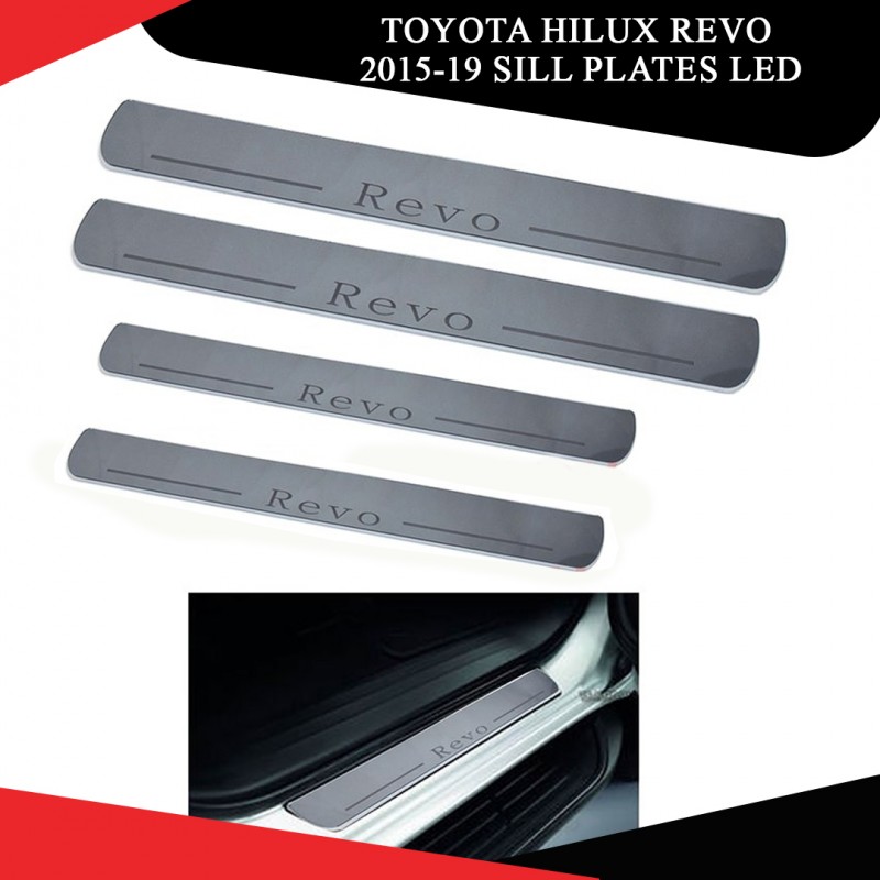 Toyota Hilux Revo 201519 Sill Plates Led