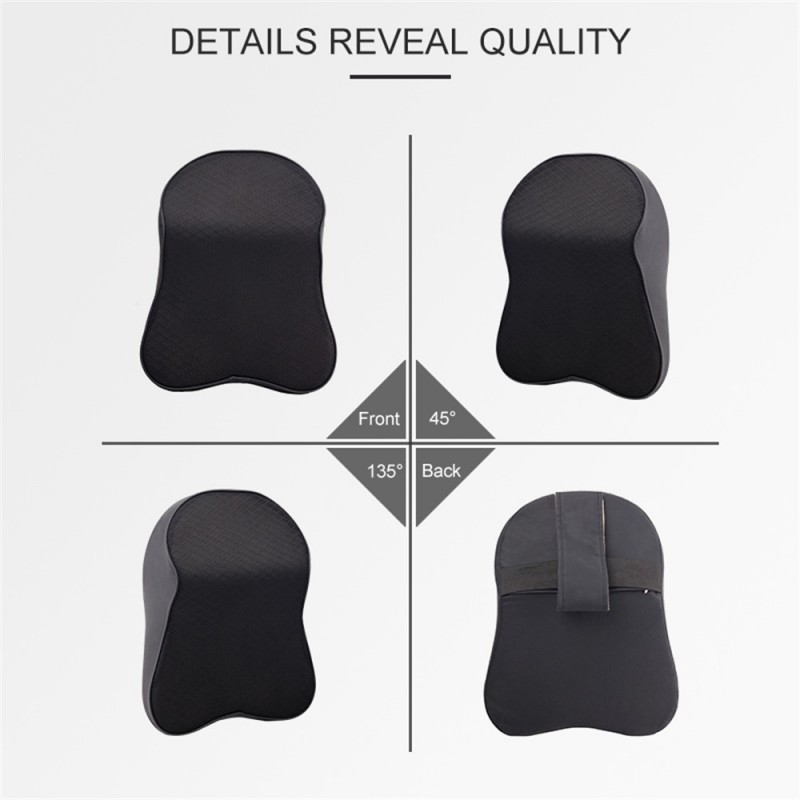 Car Seat Headrest Pillow Soft Memory Foam