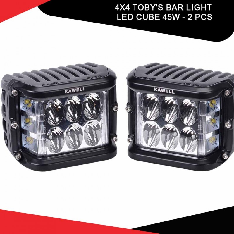 4x4 Toby's Bar Light Led Cube 45w 2 Pcs