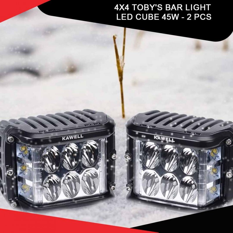 4x4 Toby's Bar Light Led Cube 45w 2 Pcs