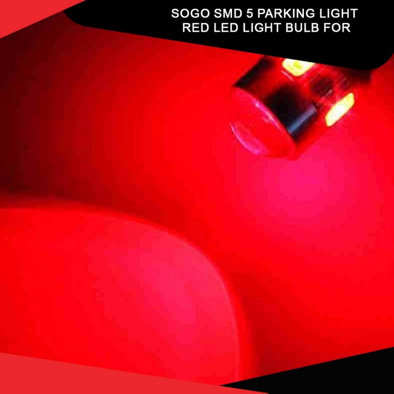 Sogo Smd 5 Parking Light Red - Led Light Bulb For Parking