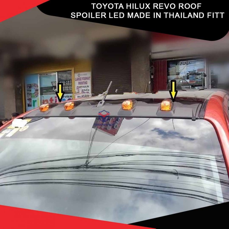 Toyota Hilux Revo Roof Spoiler Led Made In Thailand Fitt
