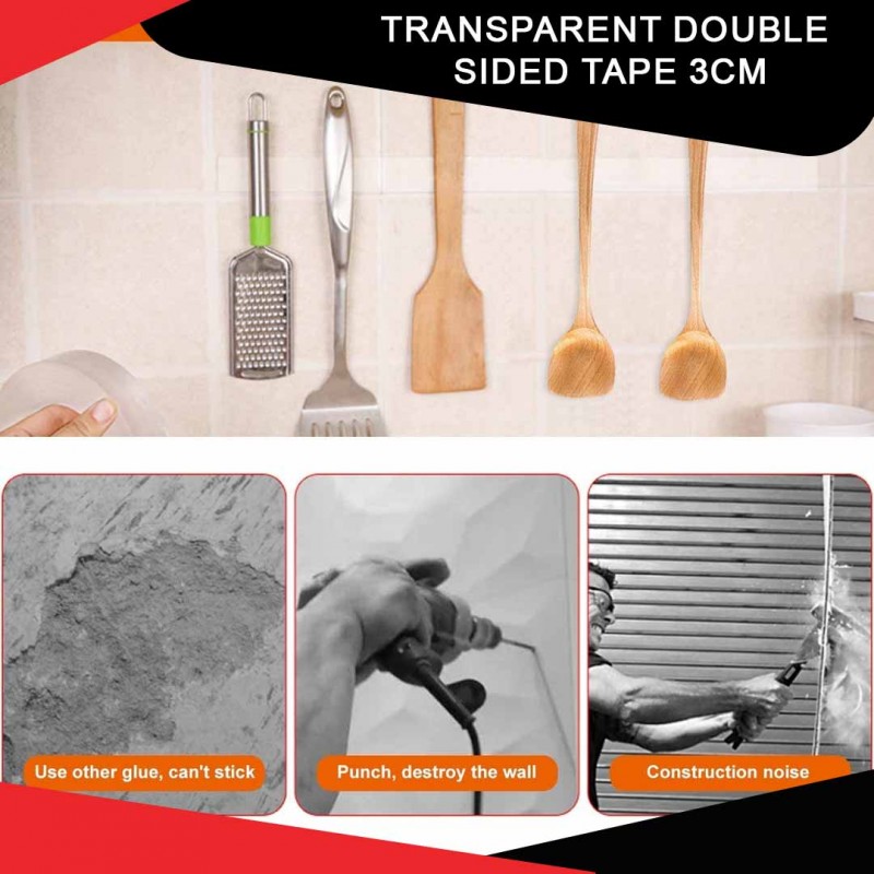 Transparent Double Sided Tape 3cm