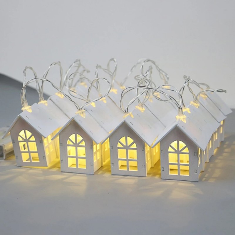 10 House String Fairy Lights