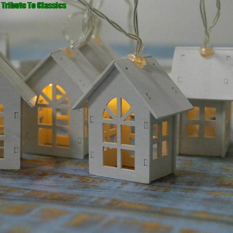 10 House String Fairy Lights