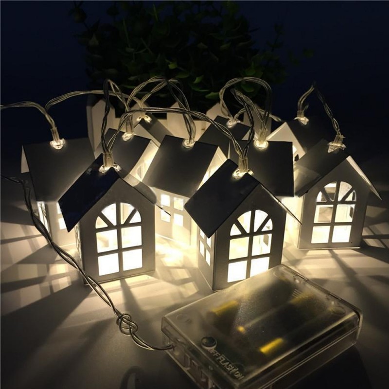 10 House String Fairy Lights