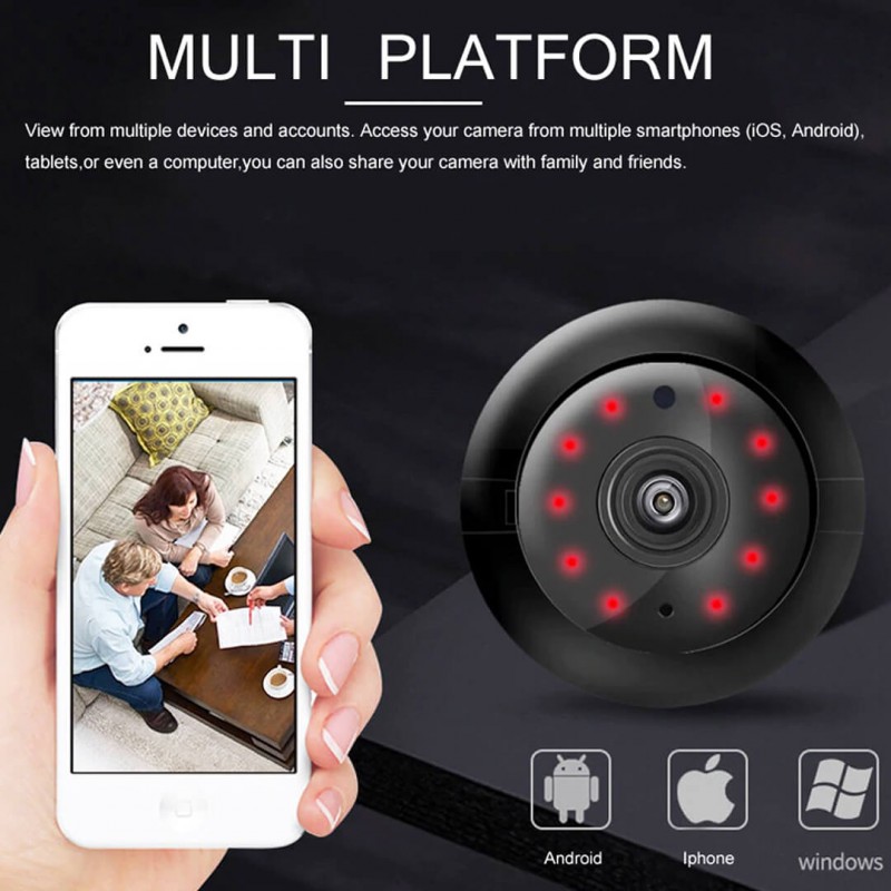 IR Mini WiFi Camera 1080p Full Hd with V380 App | Your Ultimate Surveillance Solution