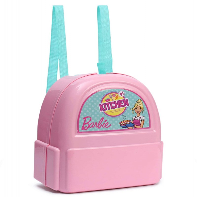 2 In 1 School Bag Turn Into Kitchen Set Toy For Kids