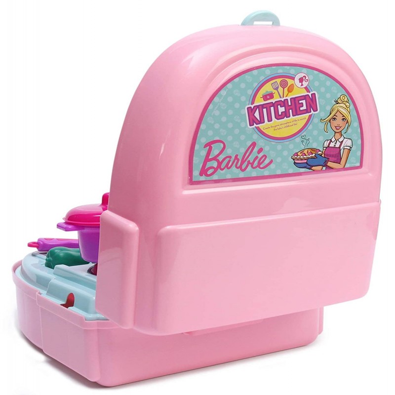 2 In 1 School Bag Turn Into Kitchen Set Toy For Kids