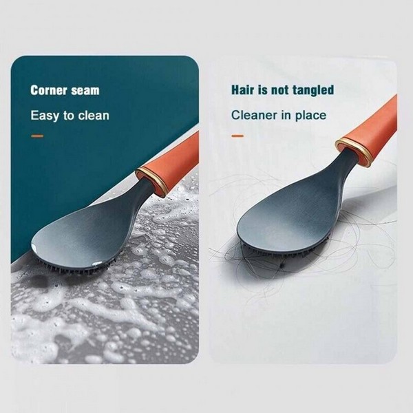 Silicone Toilet Brush with Holder Stand Brush