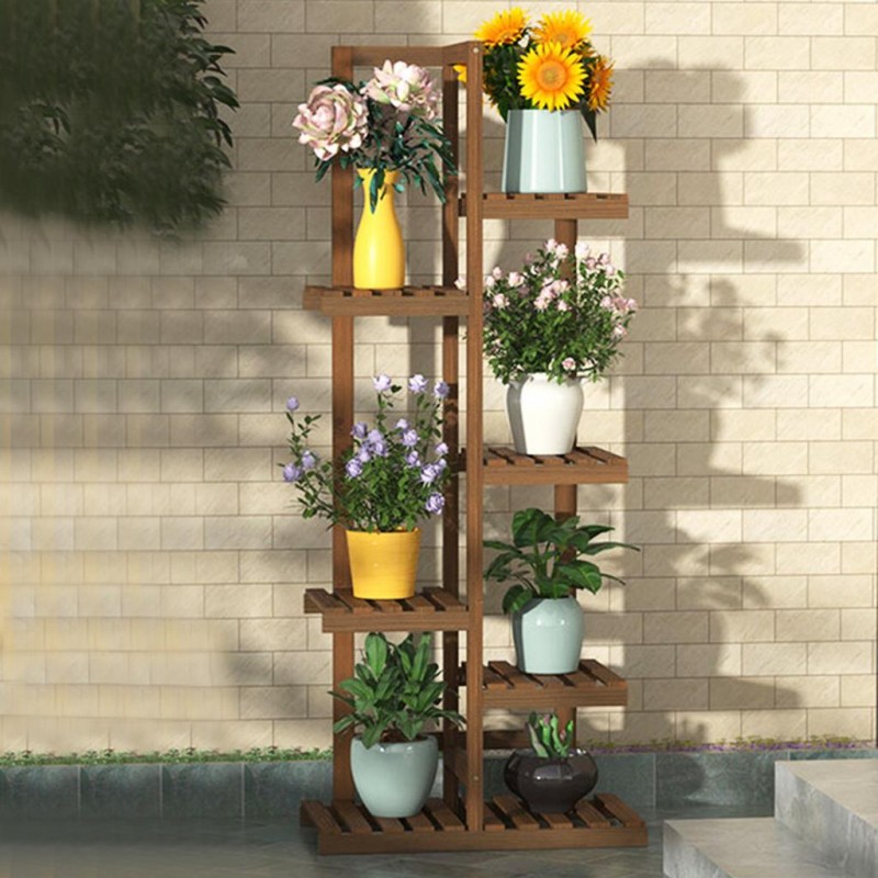 Plant Stand Rack Multiple Flower Pot Holder Display 5 Tier