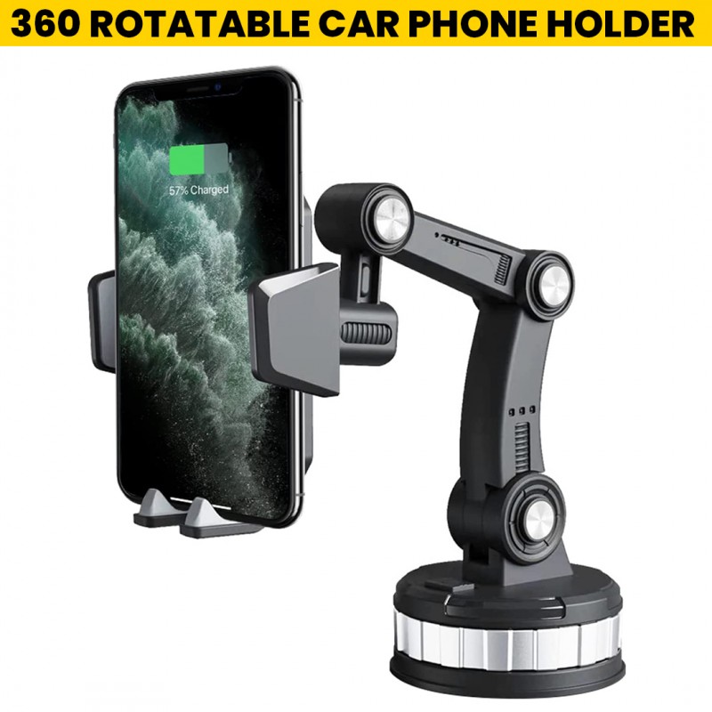 Suction Cup 360 Rotatable Car Phone Holder