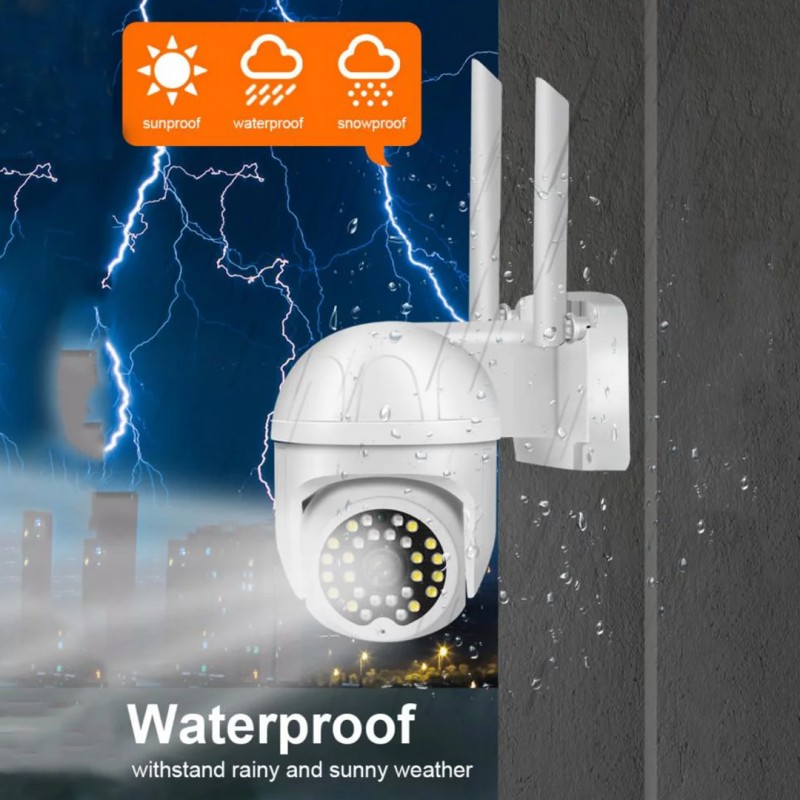 HB66 2MP PTZ WiFi Camera | Outdoor Security with AI Human Detection & Pixlinkcam App