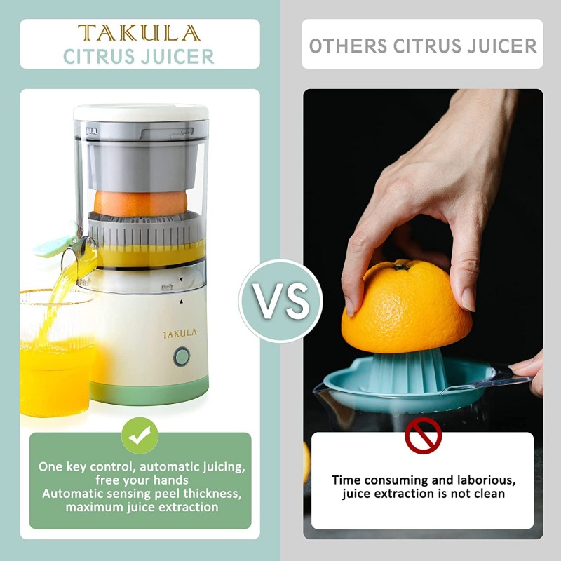 Powerful Electric Citrus Juicer  Effortless Orange Juice Squeezer