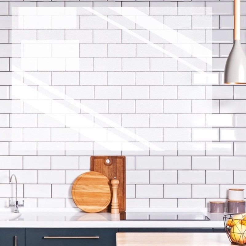 Transparent Oil Proof Kitchen Backsplash Protector Wall Sticker, Dining Room Wallpaper, Table Protector Large