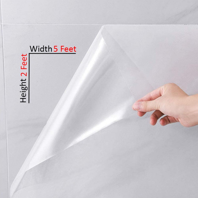 Transparent Oil Proof Kitchen Backsplash Protector Wall Sticker, Dining Room Wallpaper, Table Protector Large