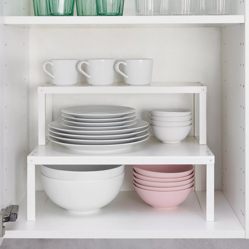 Desktop Shelf Organizer Spice Rack Metal Plate