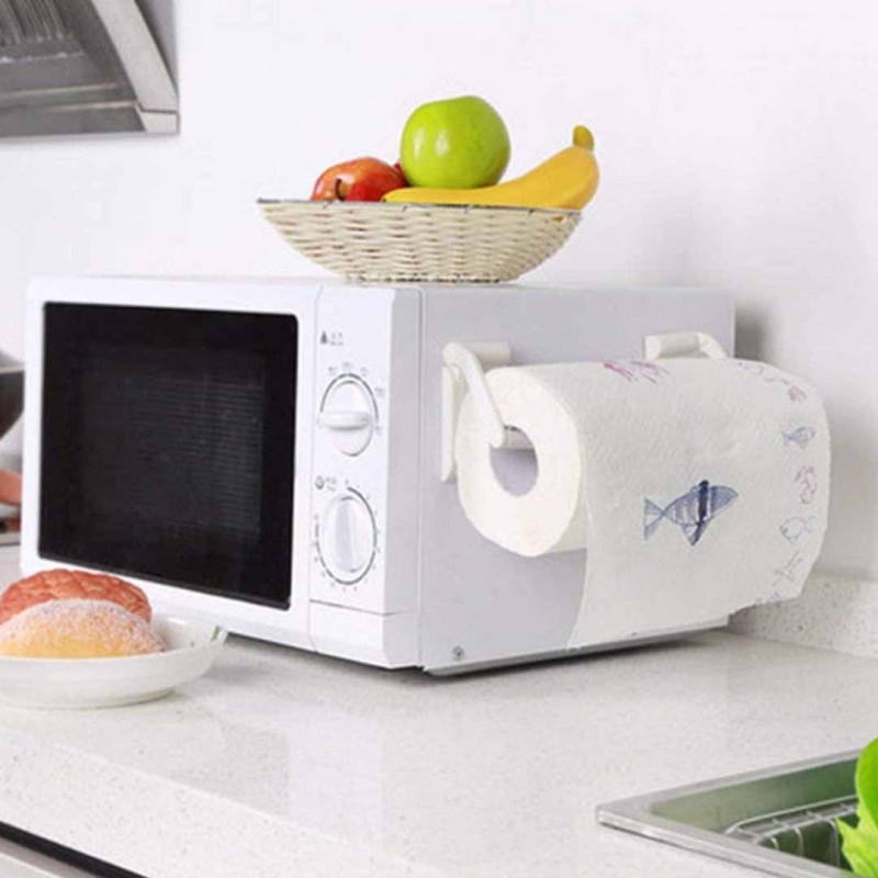 Magnetic Reel Holder Towel Napkin Rack Pack Of 02