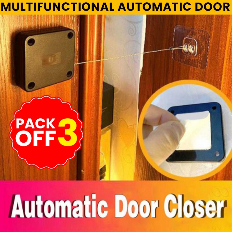 Multifunctional Automatic Door Closer Pack of 03