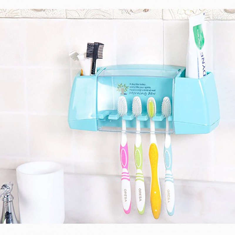 Multifunctional Bathroom Storage Shelves Toothbrush Holder