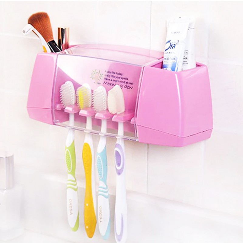 Multifunctional Bathroom Storage Shelves Toothbrush Holder