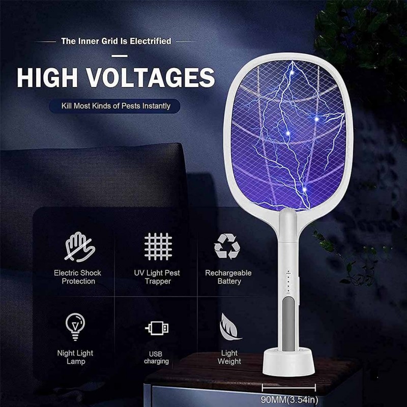Rechargeable Mosquito Bats Killer Racket 
