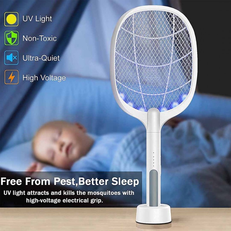 Rechargeable Mosquito Bats Killer Racket 