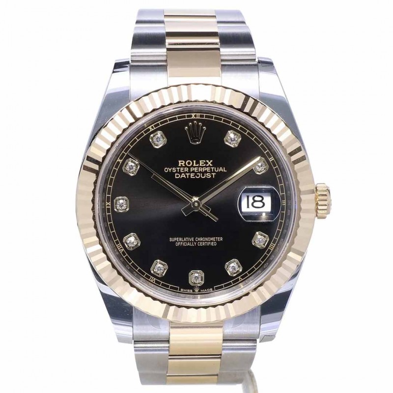 Rolex Datejust Gold BlackDial