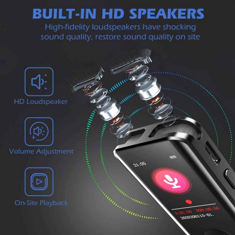 REMAX RP3 Multimedia Digital Voice Recorder 8GB