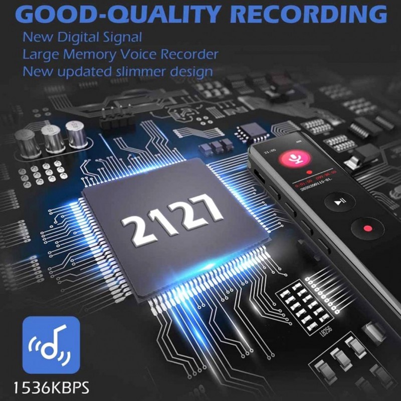 REMAX RP3 Multimedia Digital Voice Recorder 8GB