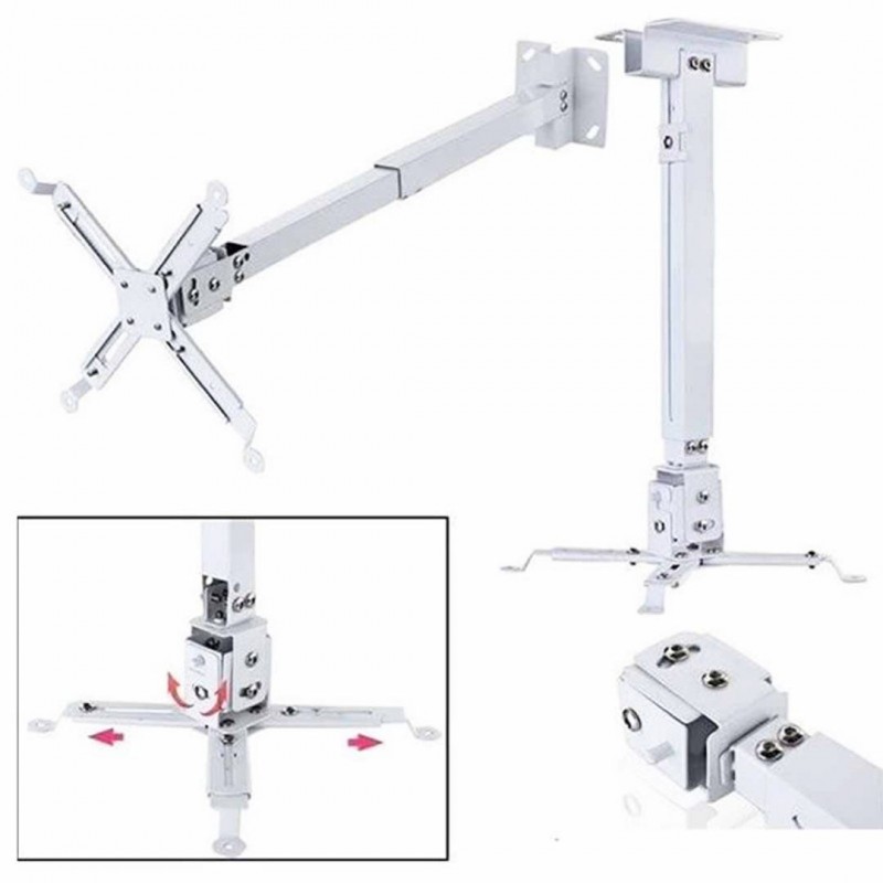Projector Ceiling Mount Kit (Square Type) Stand 5feet 1.5m | Shopright.pk