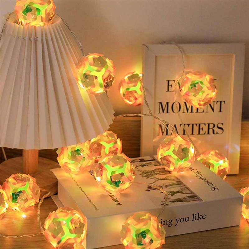 LED Rose Flower Light String Dream Fairy Lights