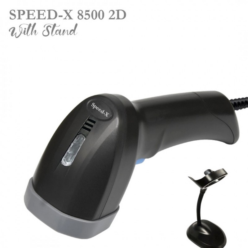 8500 2d Wire Cmos Handheld Barcode Scanner (Plug And Play Usb Cable)-Shopright.pk