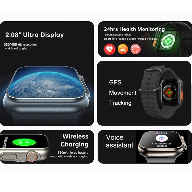 X8 Ultra Smartwatch 49mm With Bluetooth Calling 