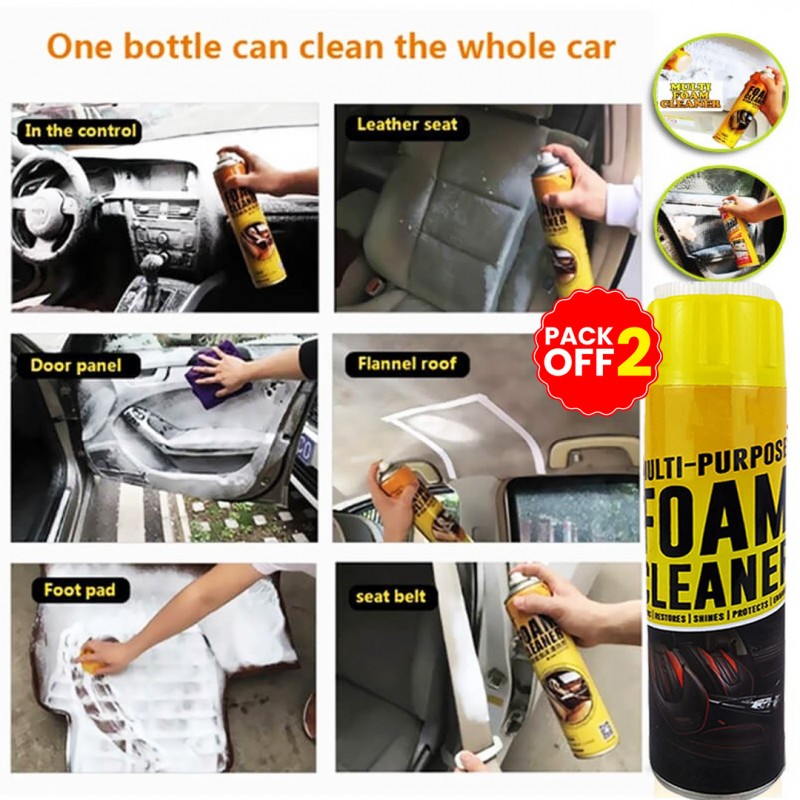 MultiPurpose Foam Cleaner Pack of 02