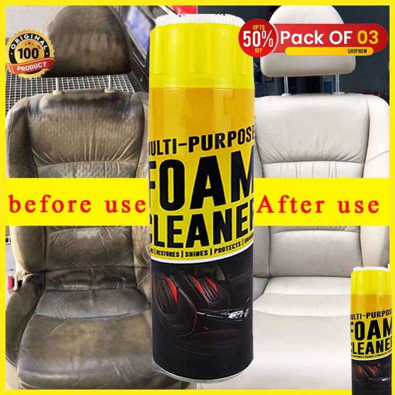 Multi Purpose Foam Cleaner Pack of 03
