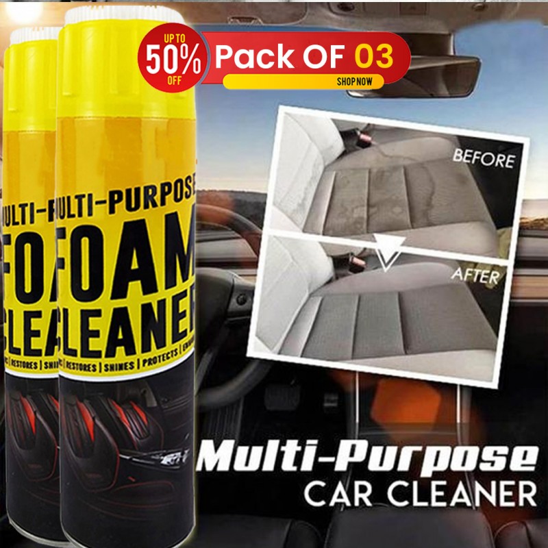 Multi Purpose Foam Cleaner Pack of 03