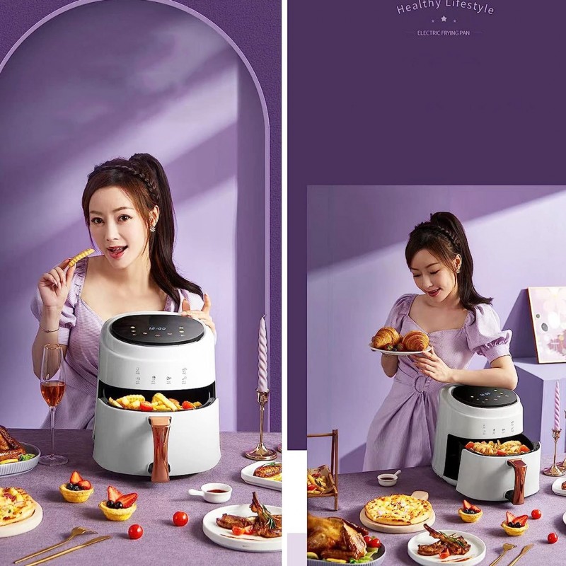Electric Home Air Fryer Machine  Quick & Healthy Cooking
