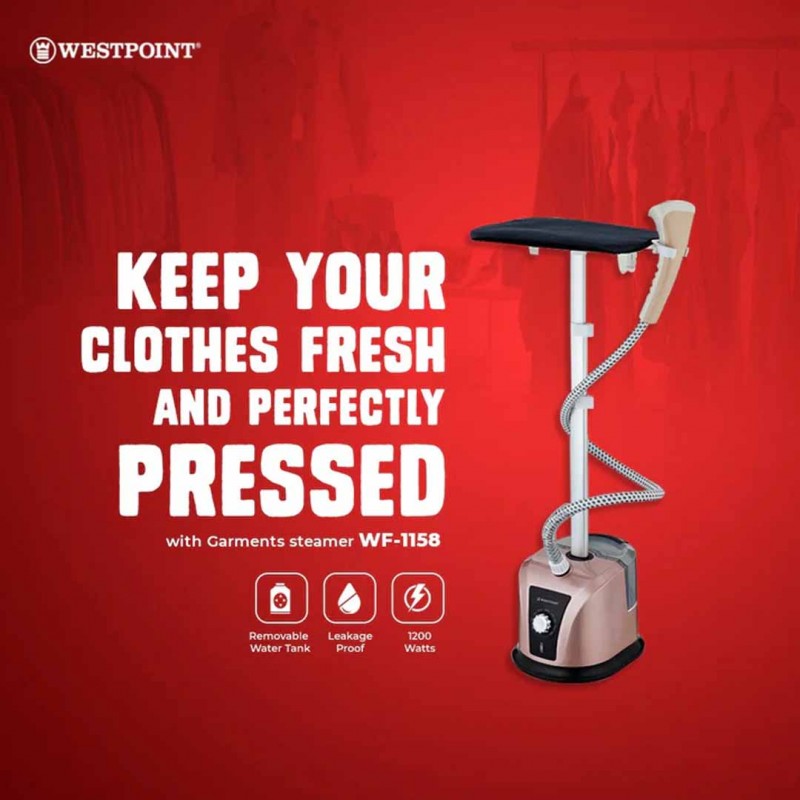 West point Garment Steamer With Stand 1157-1158