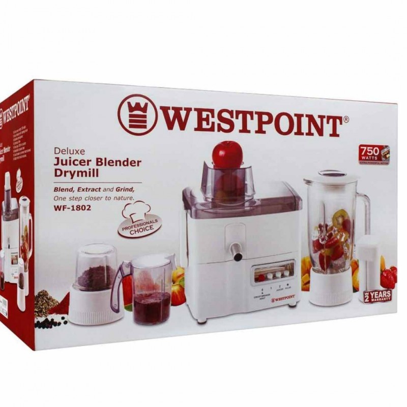 WestPoint Juicer Blender Drymill WF-1802