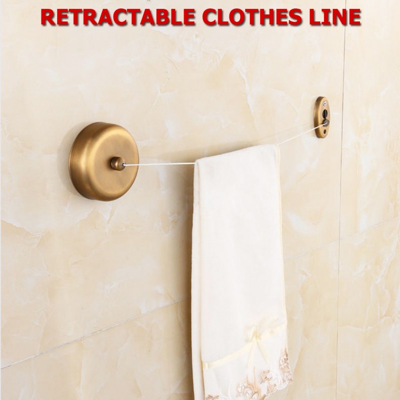 Retractable Clothes Line Home Laundry Hanger Drying