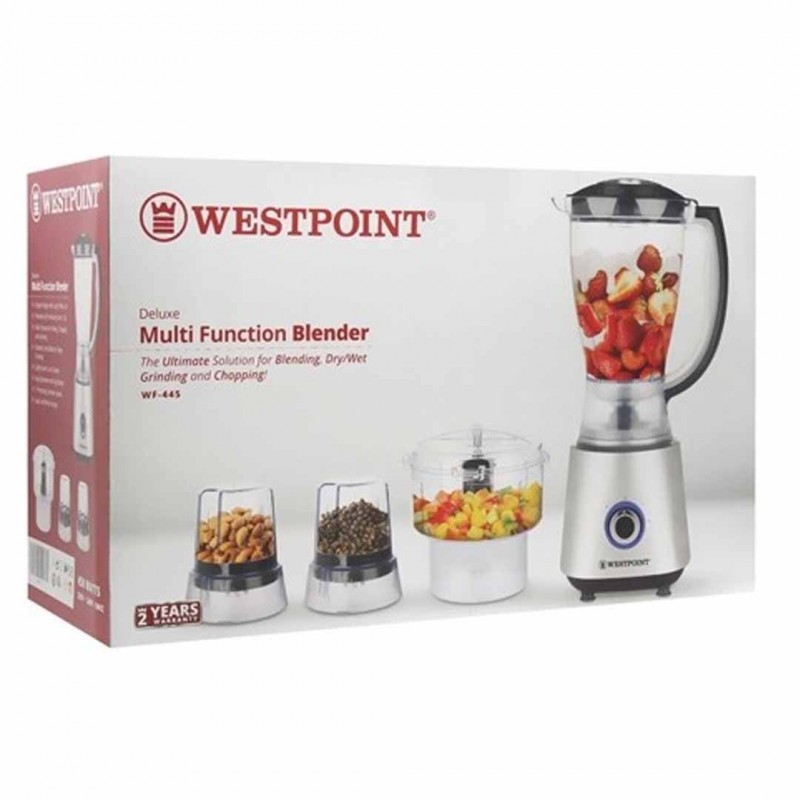 West Point Blender, chopper, dyr & wet mill (4in 1) 445
