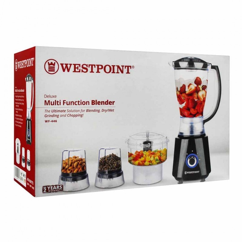 West Point Blender, chopper, dyr & wet mill (4in 1) 446