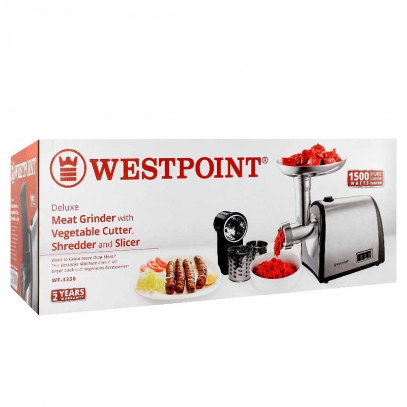 Westpoint Meat Grinder with Vegetable Cutter WF-3350