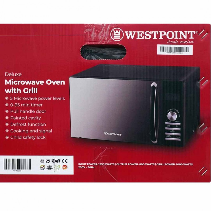 Westpoint Microwave Oven with Grill WF-832DG