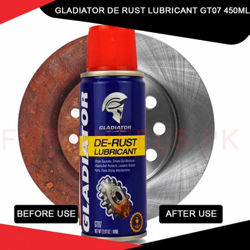 Gladiator De Rust Lubricant Gt07 450mll Pack Of 02