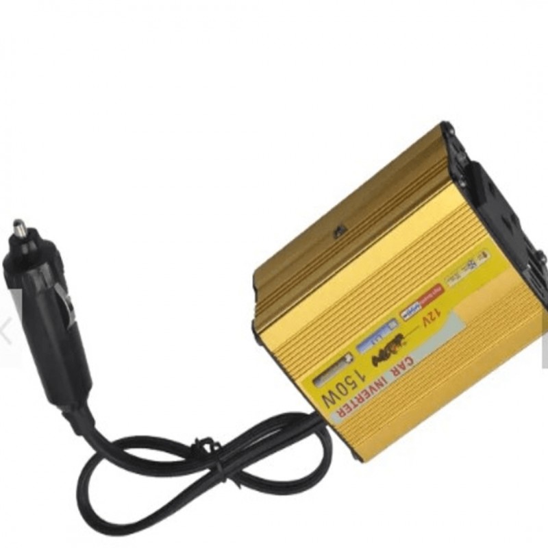 150W Mini Portable DC 12V to 220V AC Inverter